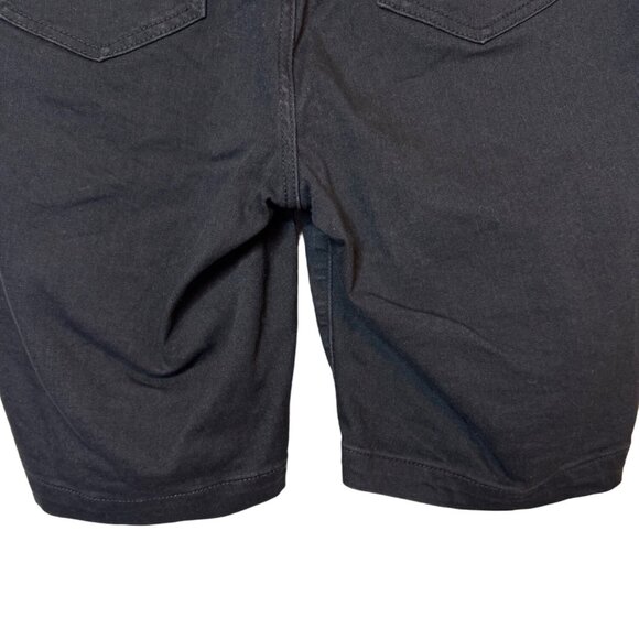 2/$30 Torrid 14 Womens Super Soft Jet Black Jean Bermuda Shorts - Picture 9 of 15